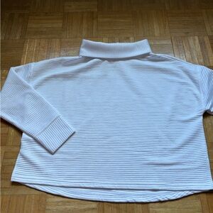 White athletic hoodie size M